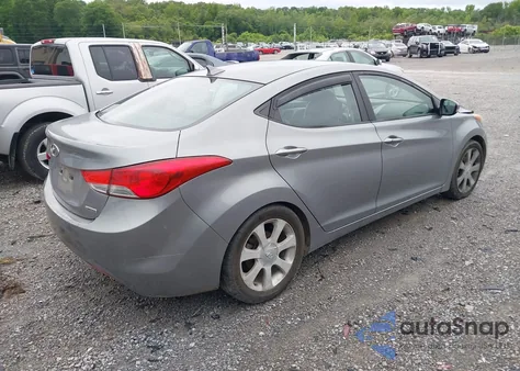 2012 Hyundai Elantra Gls/Limited from USA, damaged, VIN KMHDH4AE6CU282875